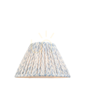 Textilní stínidlo Endon Leaf Shell Bay Blue, 30 cm, E27 small 0