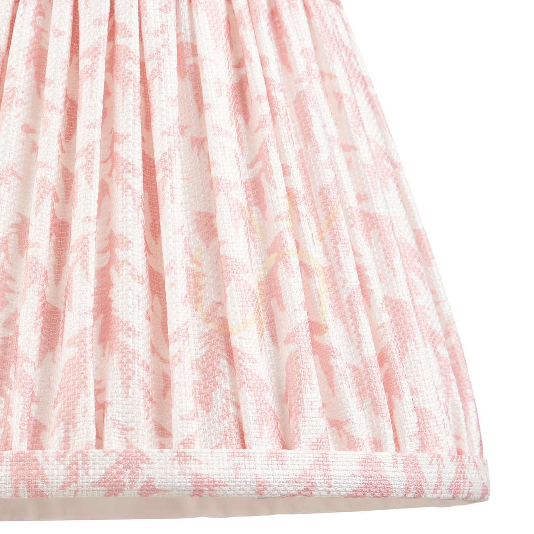 Náhled Textilní stínidlo Endon Leaf Peachy Keen 20 cm E14/B22 112919 Textilní stínidlo Endon Leaf Peachy Keen 20 cm E14/B22 112919