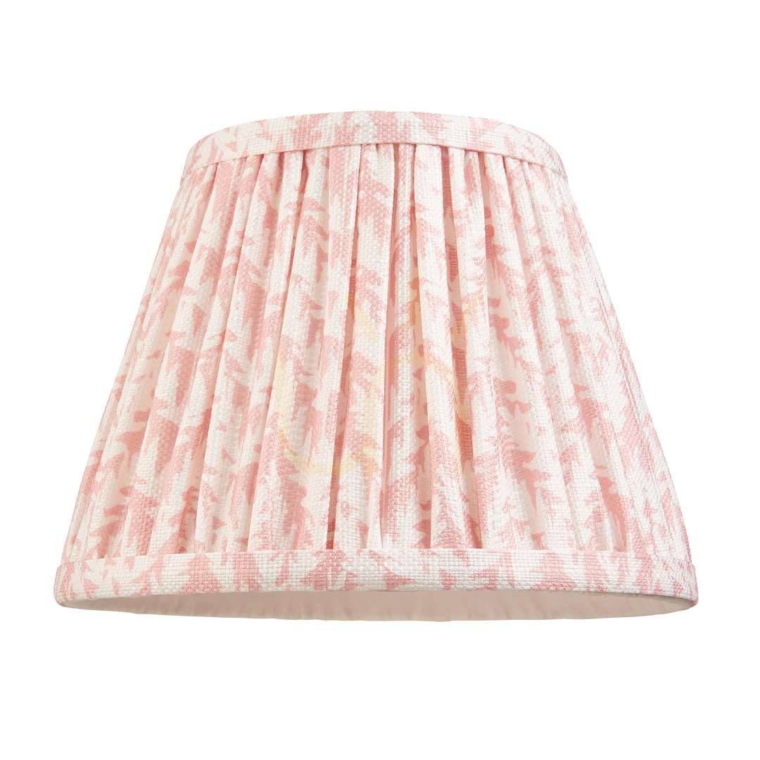 Zobrazit Textilní stínidlo Endon Leaf Peachy Keen 20 cm E14/B22 112919 Textilní stínidlo Endon Leaf Peachy Keen 20 cm E14/B22 112919