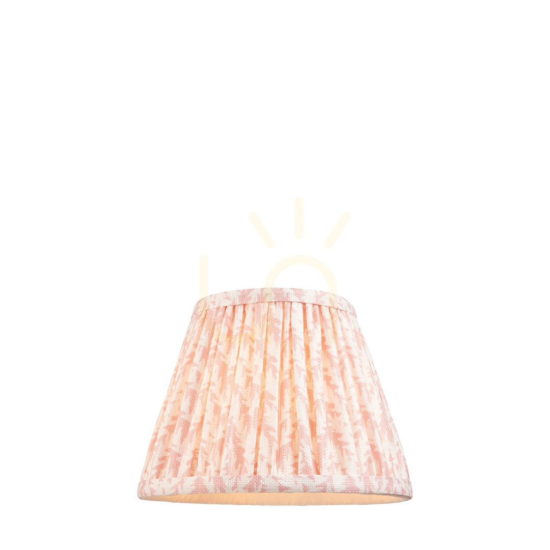 Kontrola Textilní stínidlo Endon Leaf Peachy Keen 20 cm E14/B22 112919 Textilní stínidlo Endon Leaf Peachy Keen 20 cm E14/B22 112919