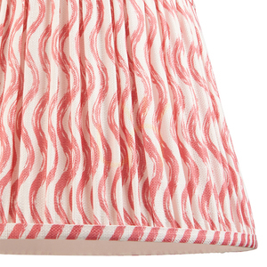 Stínidlo Endon Ripple korálově růžové 35 cm, textil, E27/B22 small 2