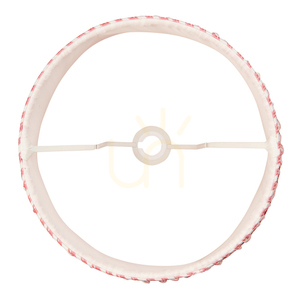 Stínidlo Endon Ripple korálově růžové 35 cm, textil, E27/B22 small 3