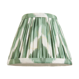 Stínidlo Zigzag 16 cm kuželové tkanina Cotswold Green klips na žárovku 113064 Endon small 4