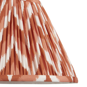 Plisované stínidlo Endon Zigzag, meruňkově oranžové, 30 cm small 2