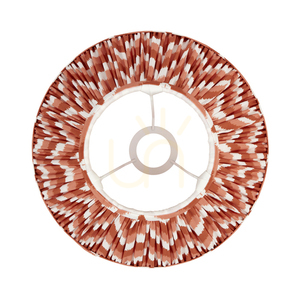 Plisované stínidlo Endon Zigzag, meruňkově oranžové, 30 cm small 3