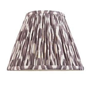 Stínidlo Endon Ikat šedé perleťové 25 cm E27 tkanina small 4