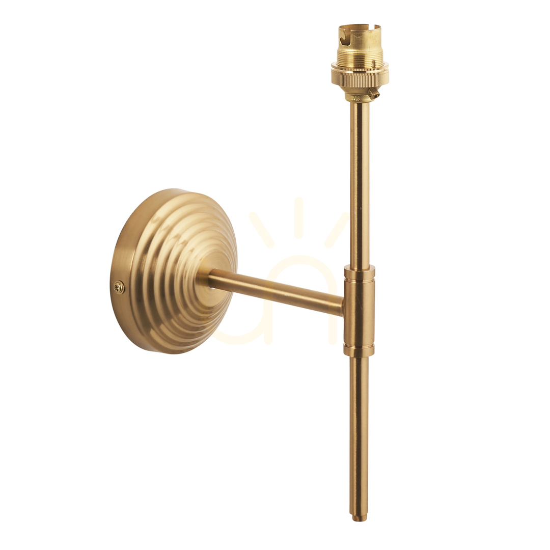 Lampă de perete Endon Obelisk T Bar Alamă Oțel B22 28,5 cm