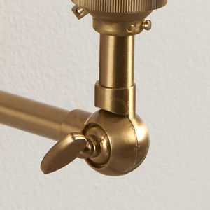 Nástěnné svítidlo Step Wing Brass Endon small 3