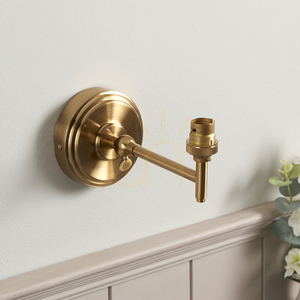 Nástěnné svítidlo Endon Step Fold Brass B22 mosazné ocelové, stmívatelné 1 Nástěnné svítidlo Endon Step Fold Brass B22 mosazné ocelové, stmívatelné small 1