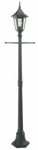Kontrola MILANO NORLYS 401BL Černá zahradní lucerna Norlys E27.
