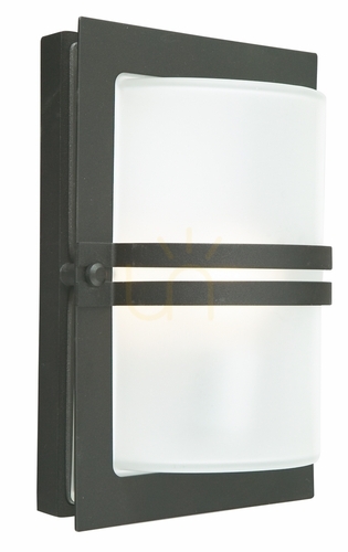 Kontrola Venkovní nástěnné svítidlo BASEL NORLYS 672BL Black LED 4000K Norlys.
