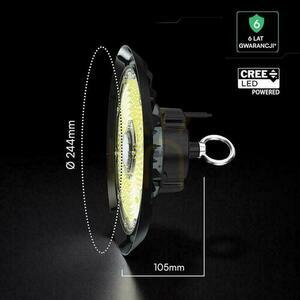 V-TAC LED UFO high bay CREE CHIP IP65 ALU svítidlo 135Lm/W 100W VT-91102 4000K 15500lm 6 let záruka small 1