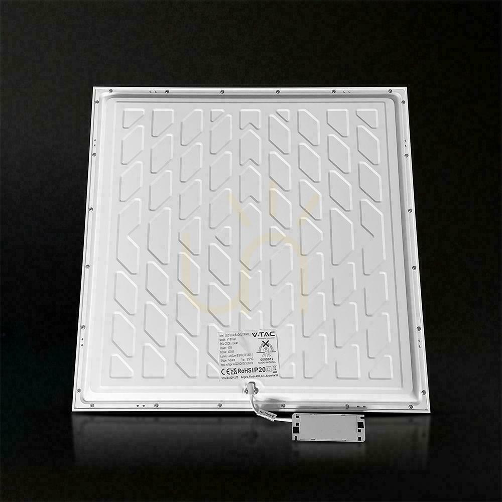 Náhled LED panel V-TAC 40W 600x600 slim 18mm 120Lm/W VT-61041 4000K 4800lm 3 roky záruka LED panel V-TAC 40W 600x600 slim 18mm 120Lm/W VT-61041 4000K 4800lm 3 roky záruka