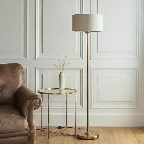 Kontrola Stojící lampa Highclere Brass Endon
