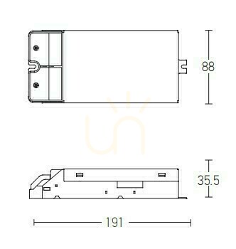 Kontrola Zambelis 20299 dálkový zdroj 48 V 150 W DALI KIT pro magnetické systémy