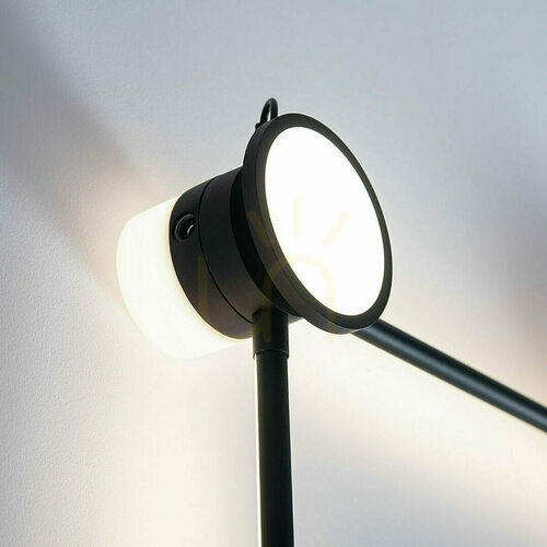 Kontrola Černý LED panel 3000k 7W 24V ZAMBELIS