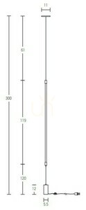 22W LED světlo 22W 3000k hliník černá matná ZAMBELIS small 2