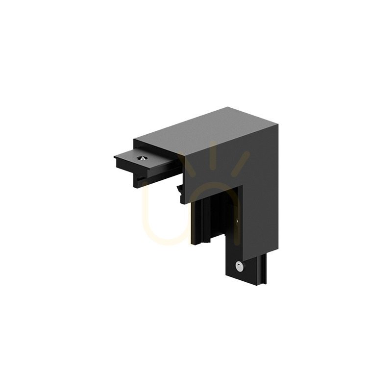 Kontrola Povrchový rohový konektor Ultra Slim Vertical Black ZAMBELIS Povrchový rohový konektor Ultra Slim Vertical Black ZAMBELIS