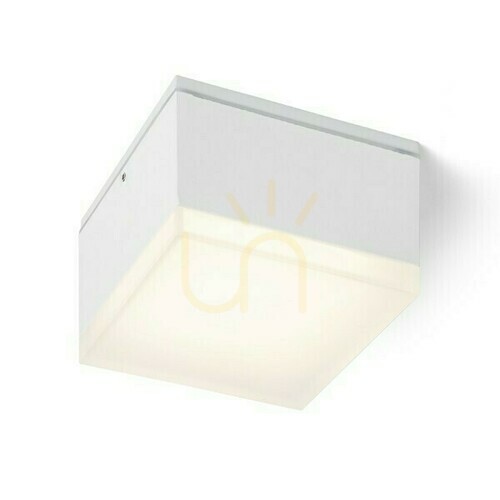 Kontrola Plafonds Outdoor Orin Sq Ceiling White Satin Acrylic 230 V Led 10 W Ip54 3000 K