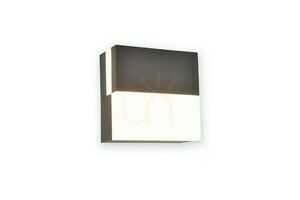 Venkovní nástěnné svítidlo Lutec Domino LED 17W grafitové 14 cm 5116202118 small 0