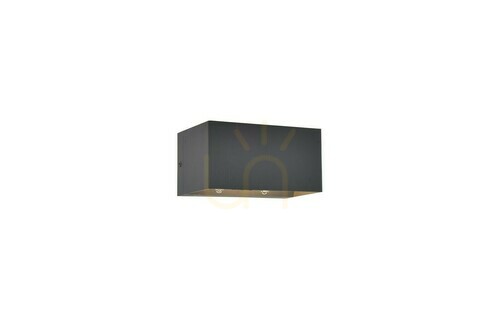 Kontrola Venkovní nástěnné svítidlo Lutec Gemini LED 10,5 W šedé 5117101118