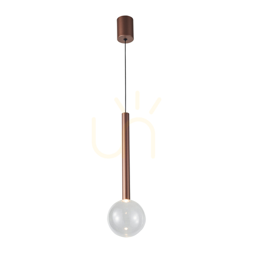 Kontrola Závěsné LED svítidlo Italux Alinos měděné 6W PND-24019-1A-COPP