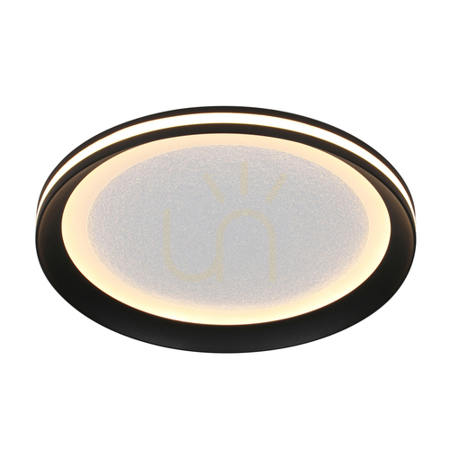 Kontrola Plafon Italux Artizo LED černý 30,2 cm PLF-02326-S-BK