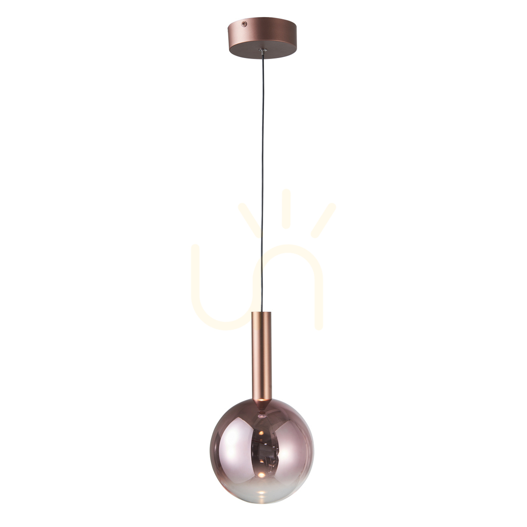 Kontrola Závěsné LED svítidlo Italux Camino měď 20 cm PND-24038-1A-COPP Závěsné LED svítidlo Italux Camino měď 20 cm PND-24038-1A-COPP