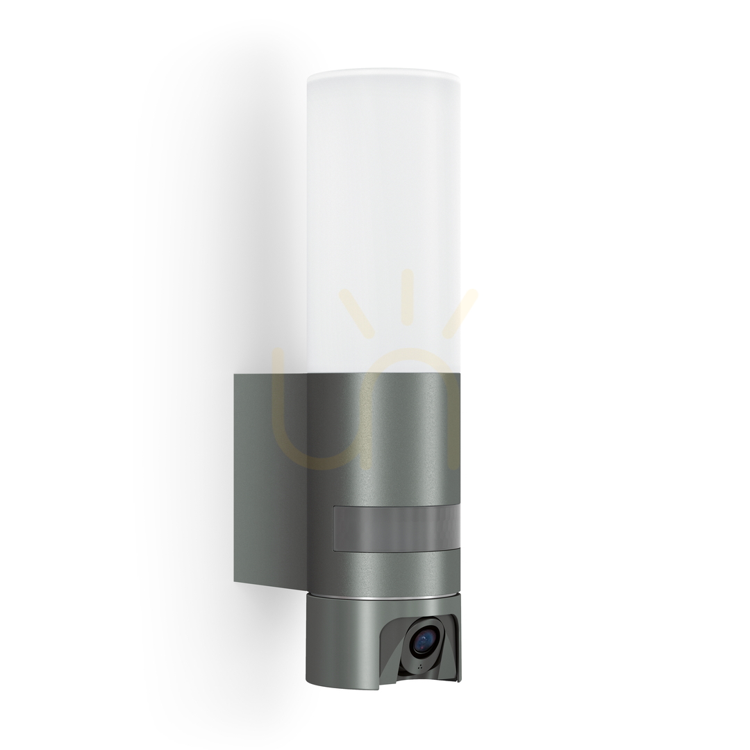 Fasádní svítidlo s kamerou a senzorem Steinel L 625 CAM SC LED PIR 14W LED 3000K 925lm IP44 IK03 230V antracit / hliník