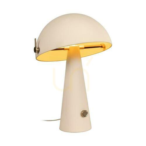 Kontrola Stolní lampa Lucide BARONE béžová zlatá retro E27 38 cm