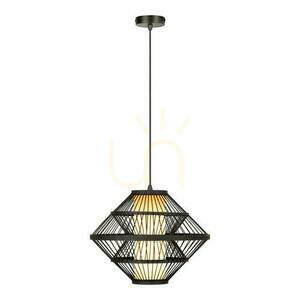 Závěsné svítidlo Lucide PASQUINO černé 40 cm Japandi 21445/40/30 small 1