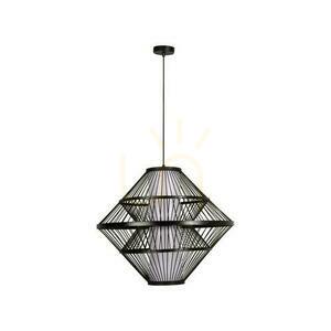 Závěsné svítidlo Lucide PASQUINO 60 cm černé Japandi E27 small 2