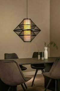 Závěsné svítidlo Lucide PASQUINO 60 cm černé Japandi E27 small 4