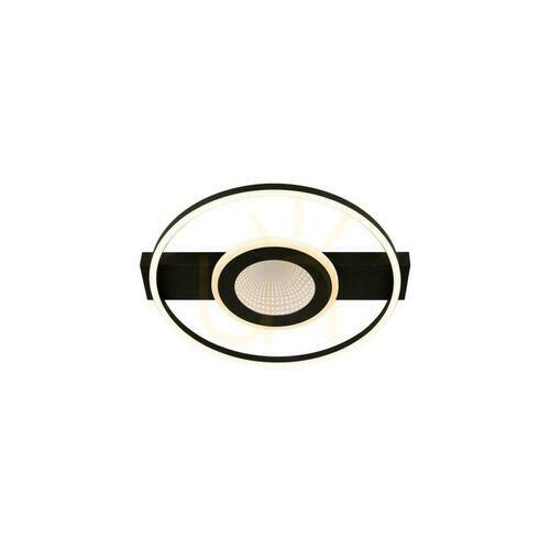 Kontrola Plafon Lucide MARCIA LED 32W černý 40 cm 53100/30/30