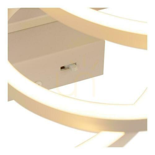 Kontrola Šedobéžové LED stropní svítidlo Lucide NICOLA 37 W 1600 lm CCT 90 × 170 cm 53113/36/41