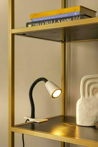 Kontrola Lampa s klipem Lucide JASPER krémová 1×GU10 65206/11/38