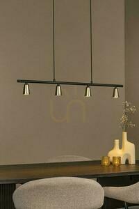 Závěsné svítidlo Lucide TIANA 65401/04/05 béžová černá 4x GU10 metalické 95 cm small 4