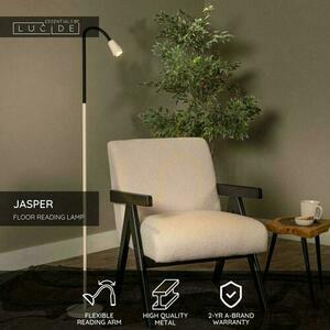 Stojací lampa Lucide Jasper béžová černá GU10 141,5 cm small 3