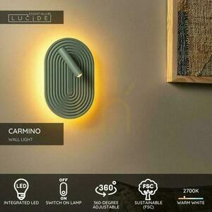 Nástěnné svítidlo Lucide CARMINO zelené LED 12,6 W 2700 K 77292/12/33 small 3