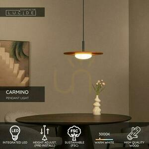 Závěsné svítidlo Lucide Carmino měděné LED 8W 38,7 cm 77492/07/55 small 3