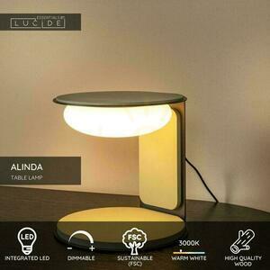 Stolní lampa Lucide ALINDA zelená LED 9 W USB dimovatelná 20 cm small 3
