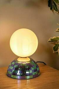 Stolní lampa Lucide GLITZER modrá sklo kov G9 10527/01/35 small 4
