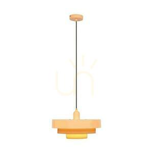Závěsné svítidlo Lucide RUNA růžové 35 cm E27 retro 21443/35/66 small 1