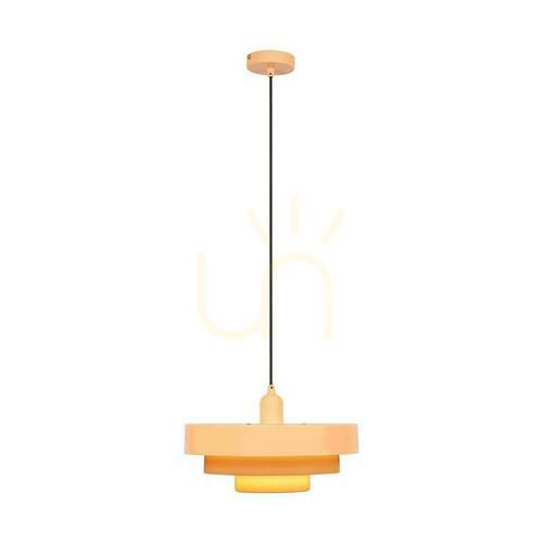 Kontrola Závěsné svítidlo Lucide RUNA růžové 35 cm E27 retro 21443/35/66