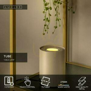 Stolní lampa Lucide TUBE béžová 12,5 cm GU10 22552/05/41 small 3