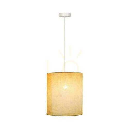 Kontrola Závěsné svítidlo Lucide Tissaja bílé 30 cm len beton E27 06428/01/31