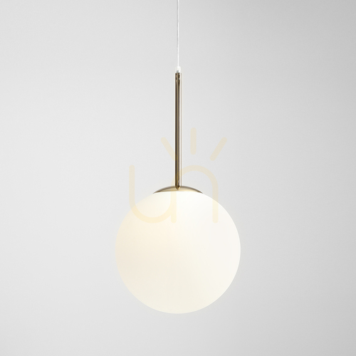 Kontrola Závěsná lampa Aldex Bosso Medium 30 zlatá E27 30 cm 1087G30