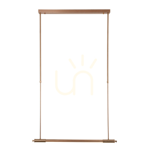 Závěsné svítidlo Max Light FLUSORE P0659D kartáčovaná měď 12W 3000K small 0