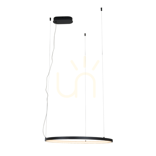 Kontrola Závěsné svítidlo Max Light Visual 22W 60 cm černé 3000K P0656