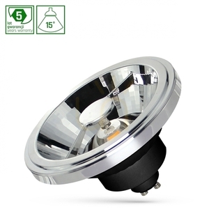 LED žárovka Ar111 GU10 230V 12W Cob 15 St NW Black Spectrum 5 let záruka small 0